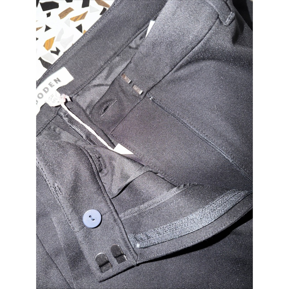 NEW Boden Women's Pimlico Ponte Trousers Solid Black Size 8P Straight Leg‎ - Picture 9 of 9